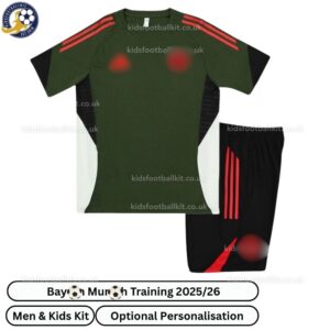 Bay^_^rn Training Men & Kids Football Kit 2025_26 (No Socks) – Green
